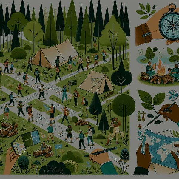 Comment concevoir un parcours d'orientation en camping pour renforcer la cohésion d'équipe?